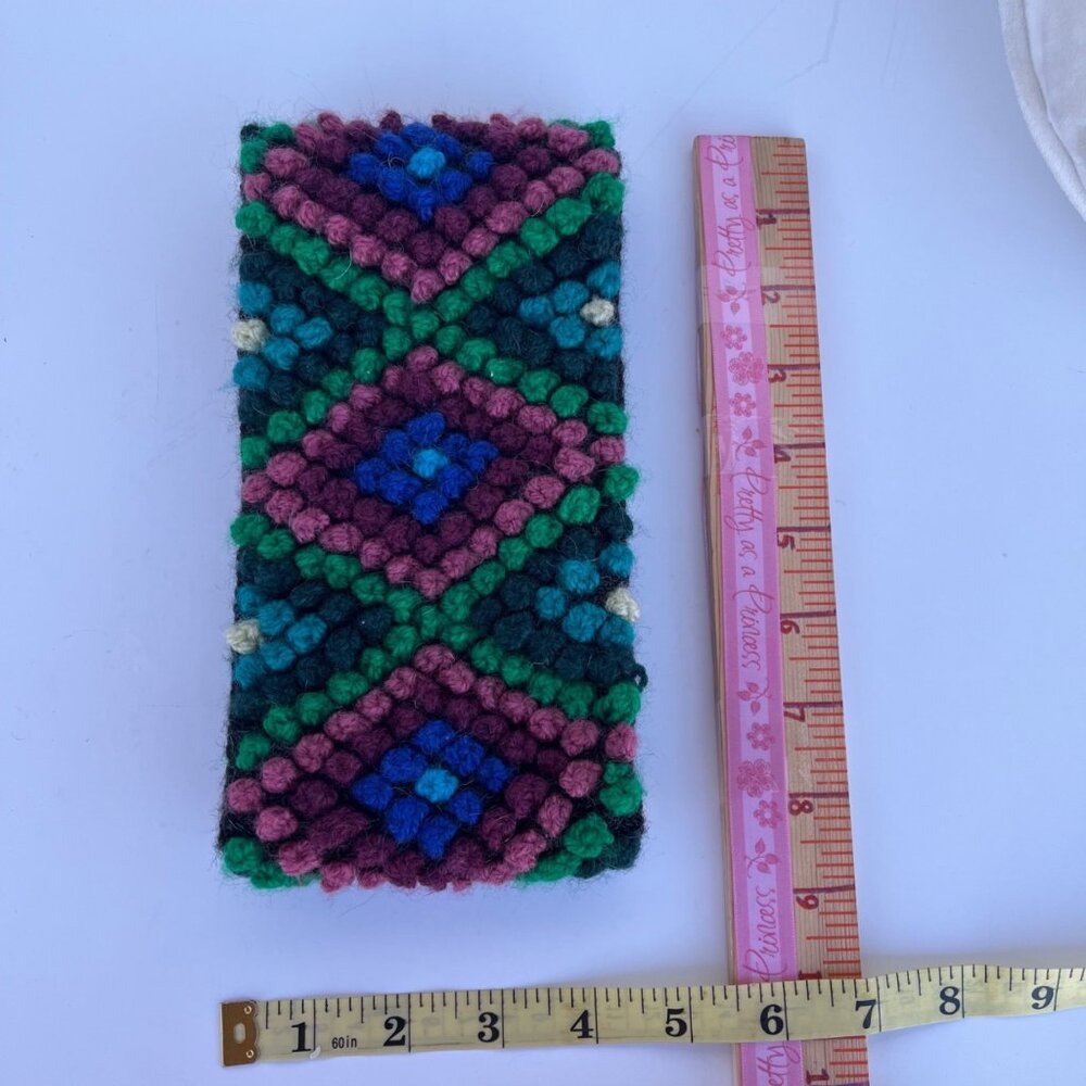 Andes Gifts Alpaca Knit Headband Multicolor Handcrafted Peru - Picture 7 of 11